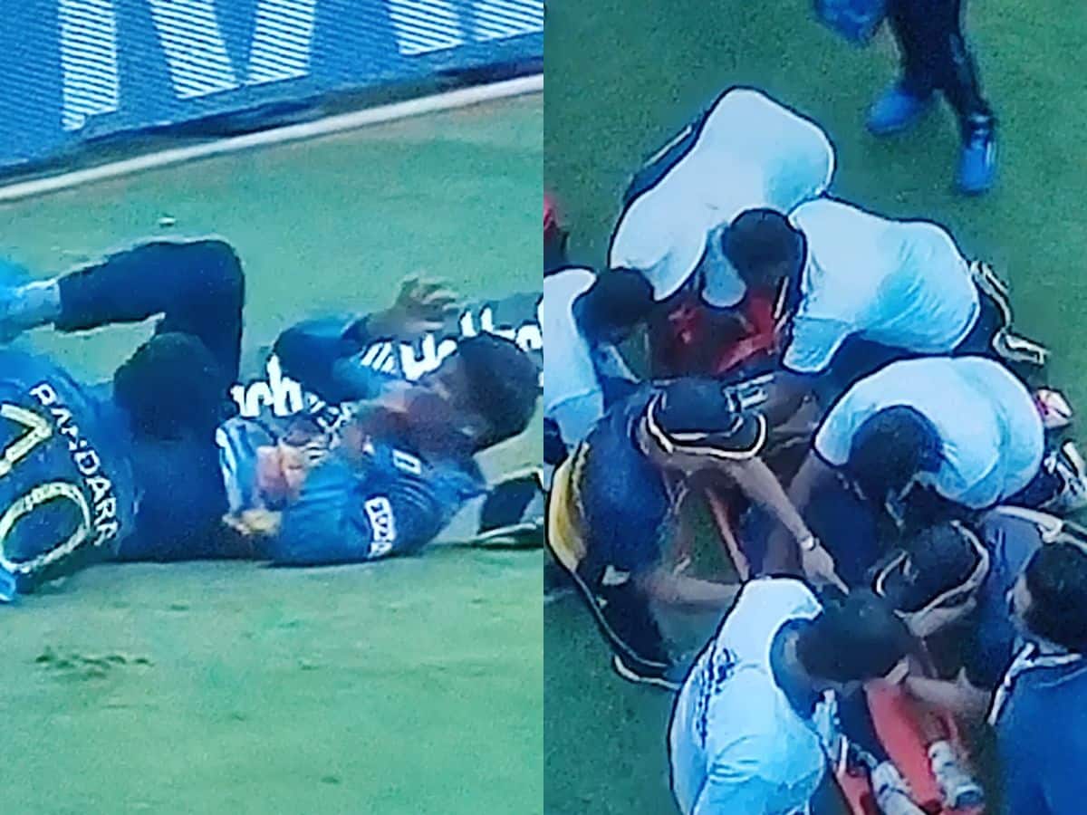 IND Vs SL 3rd ODI: Sri Lanka Players Ashen Bandara And Jeffrey Vandersay Stretched Out Of Ground Following Collision On Field